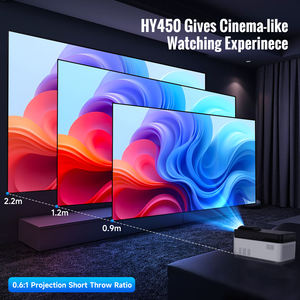 Proyector Magcubic HY450 4K, 900 ANSI Lúmenes, Tiro Corto, Corrección Trapezoidal Automática, Proyector LCD con WiFi6 y BT5.4 <span class=keywords><strong>para</strong></span> Cine en Casa y Oficina - Product Image 2