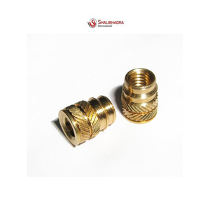 Écrous à micro-inserts en laiton d'exportateur indien, disponibles au meilleur prix de gros, durables pour usage industriel - Product Image 1