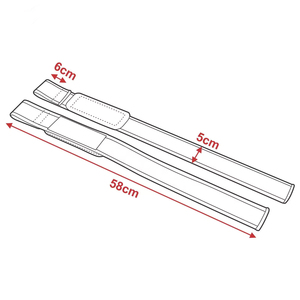 Bracelet de poignet en néoprène unisexe de haute qualité pour l'entraînement, l'exercice et la musculation, logo personnalisé, sécurité fitness - Product Image 2
