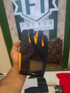 Gants de poisson en cuir sur mesure Low quantité minimale de commande Carbon Knuckles Racing Riding Touch Screen Gloves Protection pour les gants de pêche de sécurité. - Product Image 5