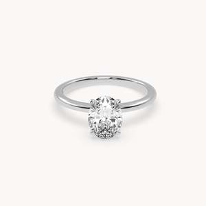 Bague de fiançailles Arden en or 14 carats avec diamant de laboratoire - Product Image 1
