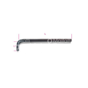 ประแจชายหกเหลี่ยม96L ขัดเงาแบบยาวรุ่นเบต้า - Product Image 1