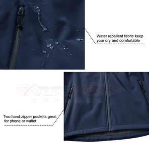 Chaqueta Softshell hecha a medida para hombre a precio de fábrica, tela de invierno de alta calidad, nueva condición, venta al por mayor - Product Image 4