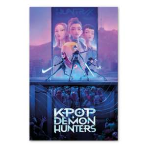 KPop Demon Hunters <b>Poster</b> Featuring Rumi Mira & Zoey Made of Durable Paper for Wall Decor - Product Image 5