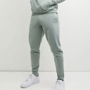 Survêtement d'hiver décontracté pour femme en molleton de coton uni, 2 pièces, à capuche, respirant, professionnel - Product Image 5