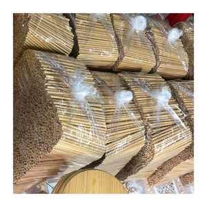 Pailles à smoothie en bambou avec brosse et sac-Alternative sans plastique pour chaînes de thé au lait écologiques/pailles en bambou par 99G - Product Image 1