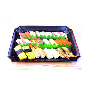 Assiette de présentation rectangulaire de 8 pouces en mélamine noire, design Japandi simple, écologique, idéale pour les mariages et cadeaux. - Product Image 4