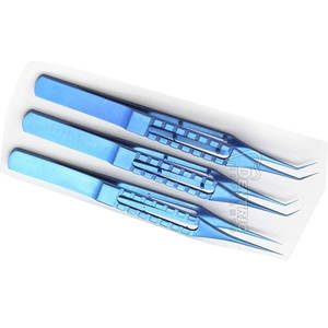 Pinzas de Implantes Dentales, Pinzas FUE, Pinzas de Punta Fina, Instrumento Médico de Acero de Alta Calidad para Cabello - Product Image 2