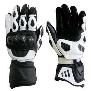 Gants de course de moto en cuir PU de haute qualité avec logo personnalisé Gants de protection pour cyclisme et bicyclette - Product Image 4