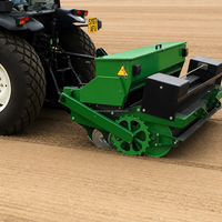 Mesin Pemotong Rumput Alba 1600mm yang Dipasang di Traktor dengan Hopper 1000L untuk Lapangan Golf