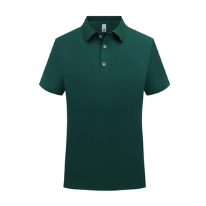 Chemise pour homme, décontractée, manches courtes, en coton tricoté, séchage rapide, adaptée à la broderie personnalisée, impression, parfaite pour un usage quotidien - Product Image 3