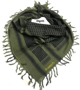 Arafat 100% Cotton Voile Summer Arab <b>Infinity</b> <b>Scarf</b> Plain Green Shemagh Shawl for Adults and Muslims Made in India - Product Image 1