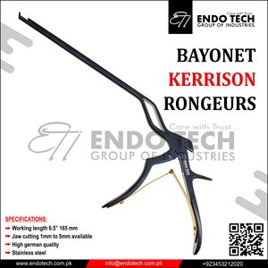 Source d'alimentation manuelle Orthopédique Kerrison Spinal Punch Chirurgical Os Rongeur Bayonet Micro Kerrison Rongeur Punch - Product Image 2