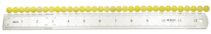 Cuentas de Jade Amarillo Natural de 10 a 12 mm, Forma Redonda Lisa, Hilo de 13 Pulgadas para la Fabricación de Joyas - Product Image 6