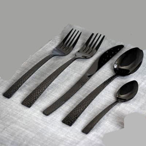 Nouveaux couverts en argent de haute qualité en acier inoxydable avec un design unique Couverts de luxe à l'aspect moderne pour la maison Hôtel - Product Image 5