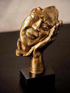 Figurines décoratives artisanales en laiton antique Jaypore Dokra pour la maison, le bureau, le salon, pièce d'art de qualité supérieure - Product Image 6