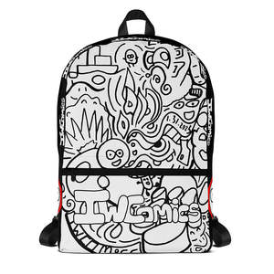Cómics IW # Mochila Escolar Impermeable con Diseño de Dibujos Animados, Bolsa de Viaje para Niños y Niñas, Cierre de Cremallera, Poliéster, Estilo Nacional - Product Image 1