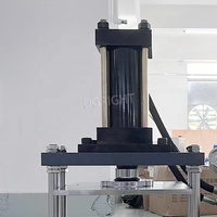 Presse hydraulique manuelle pour la préparation d'échantillons en caoutchouc et en plastique, machine de découpe d'échantillons, garantie 1 an, capacité 1T 2T 5T