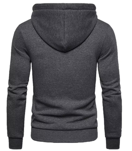Sweats à capuche en molleton de coton surdimensionné 450GSM Heavyweight Zipper Drop Shoulder Streetwear Sweat à capuche épais hiver superposition - Product Image 4