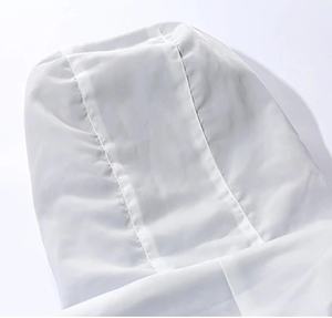 OEM al por mayor de nylon impermeable chaqueta de verano con cremallera larga Casual gimnasio Fitness estilo con puños elásticos de piel de talla grande cortavientos para hombre - Product Image 4