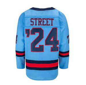 Maillots de hockey d'équipe sur mesure, maillot de hockey sur glace professionnel, vente en gros, design unique, 100% polyester, séchage rapide, antibactérien - Product Image 5