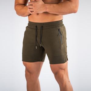 Short en satin de musculation personnalisé de taille moyenne pour hommes vente en gros de vêtements de course pour entraînement de gymnastique respirant et écologique avec cordon de serrage à l'avant - Product Image 4