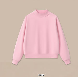 Fabricant de sweatshirts Vente en gros Coton mélangé vintage personnalisé Sweat à col montant Sweatshirts à col montant pour hommes et femmes - Product Image 6