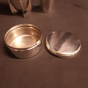 Coctelera con forma de Zeppelin Silverplate de 1920 de fabricación alemana, coctelera de acero inoxidable de estilo personalizado, herramienta de barman - Product Image 6