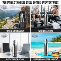 Fabricant indien Bouteille d'eau en acier inoxydable 33 OZ Pour la maison Voyage Bouteille isolée en acier inoxydable