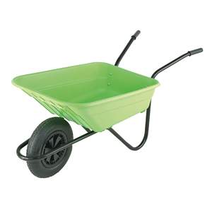 Brouette de chariot de jardin à 2 roues robuste en acier/plastique de la meilleure qualité avec une capacité de charge de 150 à 250kg pour une utilisation dans la ferme et la construction - Product Image 3