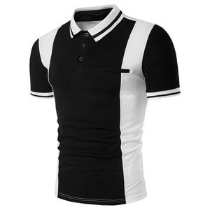 Venta caliente Polo para hombre Color sólido Logotipo personalizado Impreso Camisa en blanco polos personalizados Polo camiseta - Product Image 1