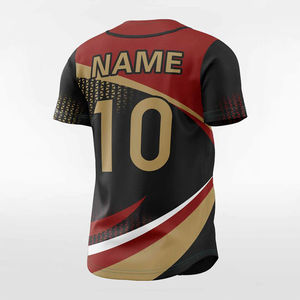 Camiseta de Béisbol Moderna de Media Manga, Transpirable, de Secado Rápido, que Absorbe la Humedad, Servicio OEM Personalizado, Nuevo Estilo - Product Image 4