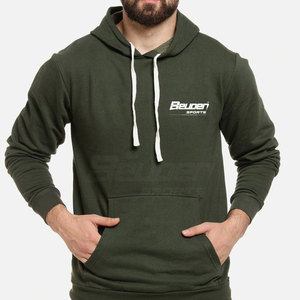 Sudadera con Capucha para Hombre, Nueva Colección, Invierno, Color Sólido, 100% Algodón, Transpirable, Estilo Único - Product Image 1
