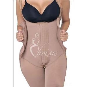 Poitrine ouverte <span class=keywords><strong>sans</strong></span> manches Shapewear taille mince et <span class=keywords><strong>combinaison</strong></span> de levage de hanche pour façonner des courbes sexy Corset postopératoire en tissu confortable - Product Image 5