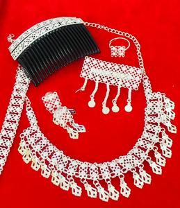 Conjuntos de joyería de moda para fiesta de boda Vintage 2024, forma personalizada, cristal de acero inoxidable, mejor compra, listo para enviar en Reino Unido, Francia, EE. UU. - Product Image 6