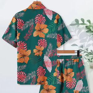 Survêtement deux pièces élégant et respirant pour homme, survêtement d'été léger et respirant à séchage rapide, ensemble de vêtements d'extérieur décontractés 100% polyester personnalisable - Product Image 2