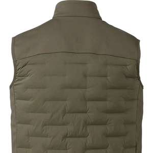 Conception personnalisée rembourré Gilet matelassé hommes bouffant fermeture éclair sans manches col solide utilitaire matelassé gilet hommes gilet respirant - Product Image 3