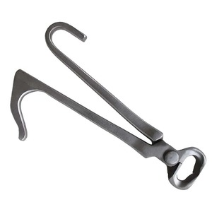 Herramienta de herrero de acero de vanadio para caballos, Mini pinza profesional para una mano, instrumento veterinario resistente - Product Image 3