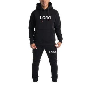 Conjunto de Sudadera y Pantalones Deportivos Personalizados Lisos Unisex de Marca Privada, Conjunto de Sudadera con Capucha y Pantalones Deportivos de Peso Pesado, Chándal para Hombre Talla Grande 2026 - Product Image 1