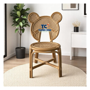 Chaise pour enfants en rotin au design unique de qualité supérieure Vietnam faite à la main pour la décoration de pépinière Design personnalisé livraison mondiale rapide - Product Image 1