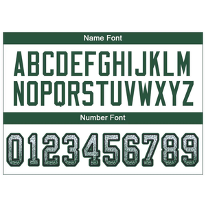 Camiseta de Fútbol Americano Personalizada con Nombre y Número, Uniforme de Equipo Blanco y Verde, Transpirable, Unisex, Personalizable - Product Image 5