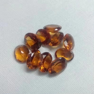 6mm 8mm grenat hessonite naturel à facettes coupe ovale pierre en vrac boutique en ligne tendance bijoux en gros vraie pierre précieuse du fournisseur - Product Image 3
