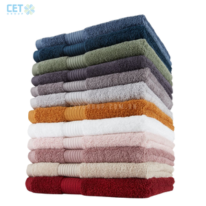 Venta al por mayor de calidad superior 100% toallas de baño de algodón técnicas no tejidas con patrón de novedad de Vietnam - Product Image 3