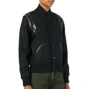 Classic varsity jackets for men Quilted lining sports outerwear College student jackets sale - Product Image 3