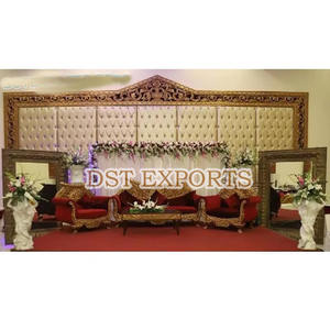 แผงหนังแต่งเป็นพู่สำหรับตกแต่งงานแต่งงานแผงหนังลายดอกไม้ขนาดใหญ่แผงฉากหลังเวทีใหม่การติดตั้งตกแต่งงานแต่งงานขายส่ง - Product Image 3