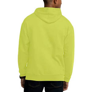 Jersey con capucha de algodón Premium Ropa de invierno para hombres Jerzees Unisex Eco Premium Blend Fleece Pullover Sudadera con capucha - Product Image 5