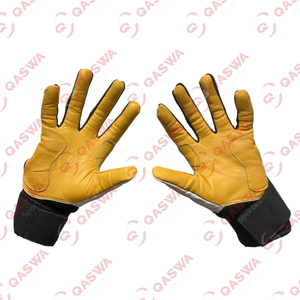 Gants de baseball professionnels personnalisés avec logo couleur, nouveau design, ajustables, extensibles, avec longue sangle de poignet, pour droitiers et gauchers - Product Image 2