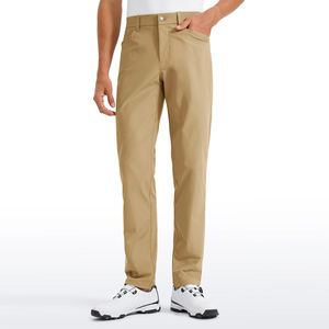 Pantalones de Golf de alta calidad para hombre, transpirables, elásticos de 4 vías, ajustados, con cierre de botón de cintura media, pantalones de Golf para adultos - Product Image 4