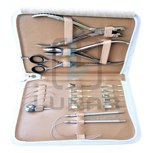 Moonbrand Manufacturer fournisseur outils et accessoires pinces d'extension de cheveux Kit d'outils-finition argent poli - Product Image 1