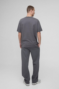 Fitness Training 100% coton coupe ample blanc plaine vente en gros boîte Fit goutte épaule 250 300GSM Jersey T-Shirt pour hommes - Product Image 2